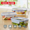 High Borosilicate Vacuum Oven Safe Air vent microwave food container